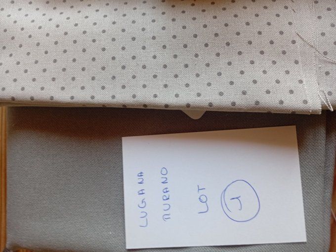 Lot  Toile Lugana/Murano n'1