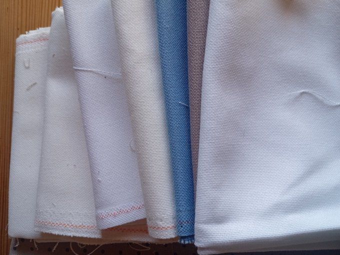 Lot Toile Lugana/Murano n'1
