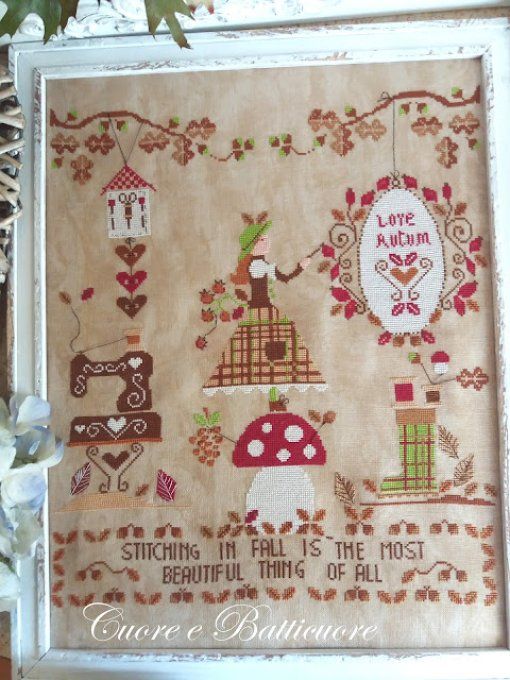 Cuore .. Autunno Ricamato