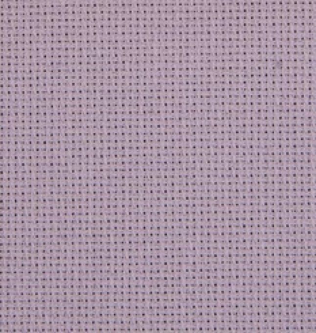 Aïda 8 points/cm Mauve 50x110 cm