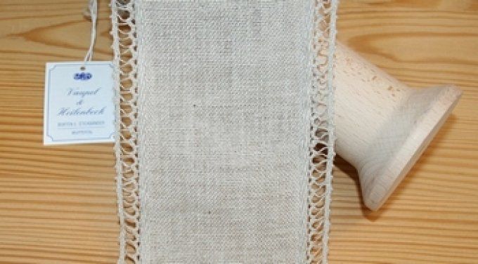 Bande à broder Vaupel bordure dentelle Naturel 10cm par 50 cm