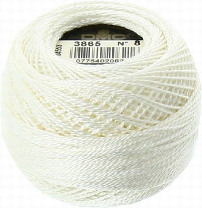 DMC Perlé Bobine n°8 coloris 3865