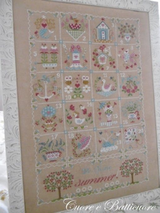 Cuore... Shabby Summer Calendar
