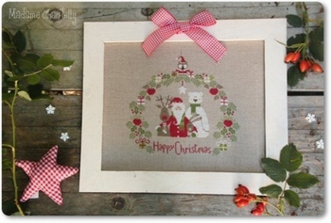 Mme Chantilly Christmas Portrait