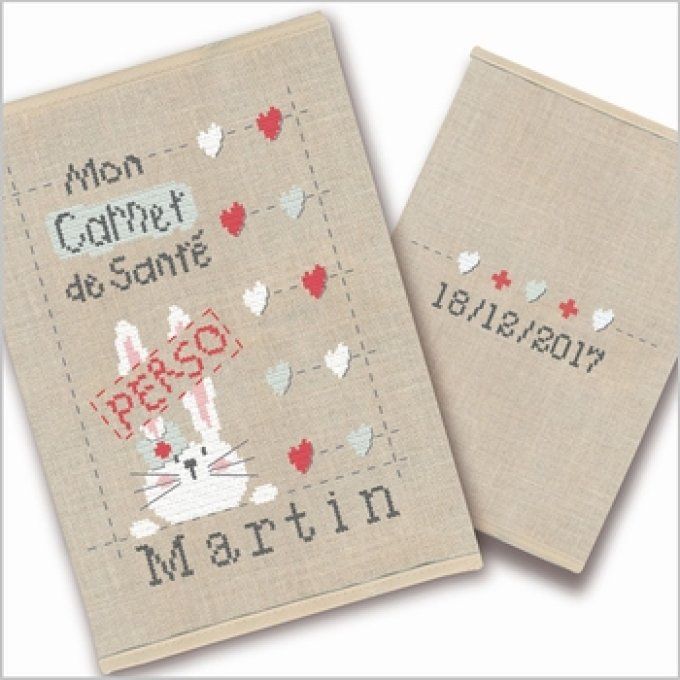 LiliP B023 Carnet de santé  pero lapin