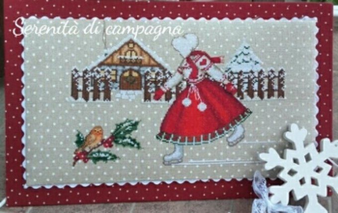 Serenita di Campagna Pattinata sui ghiaccio CV97