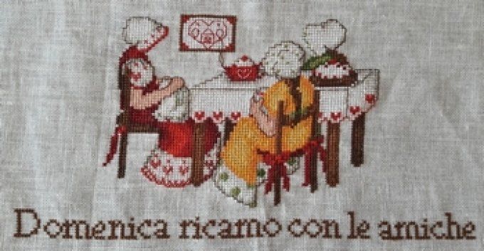 Serenita di Campagna Dimanche je brode avec les amies CV96