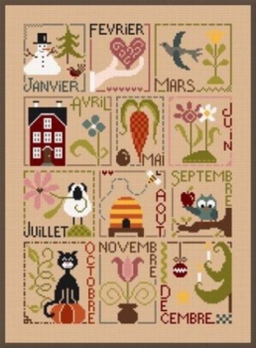 Jardin Privé Au Fil des Mois FT69