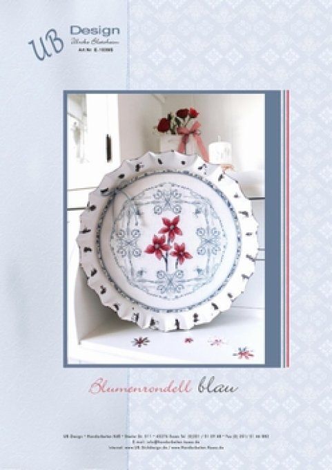 UB Blumenrondell blau E1039