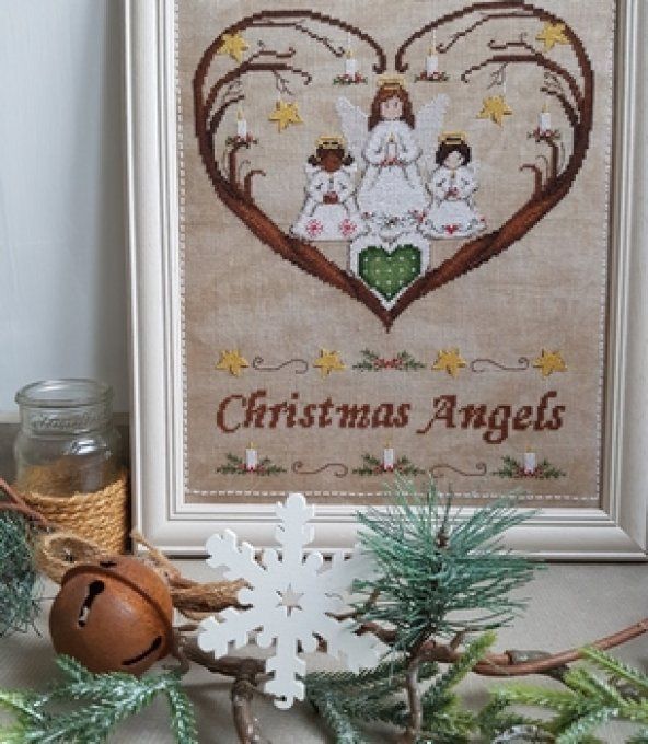 Serenita di Campagna Cuori Angeli di natale CV 164