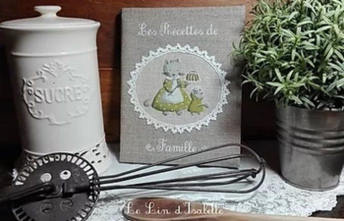 Carnet de recettes Petit Chat, Le Lin d'Isabelle