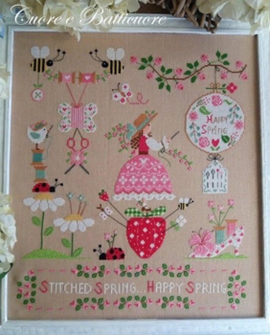 Cuore... Primavera Ricamata