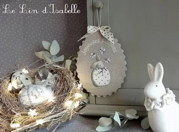 Petit Lapin Oeuf de Pâques, Le Lin d'Isabelle