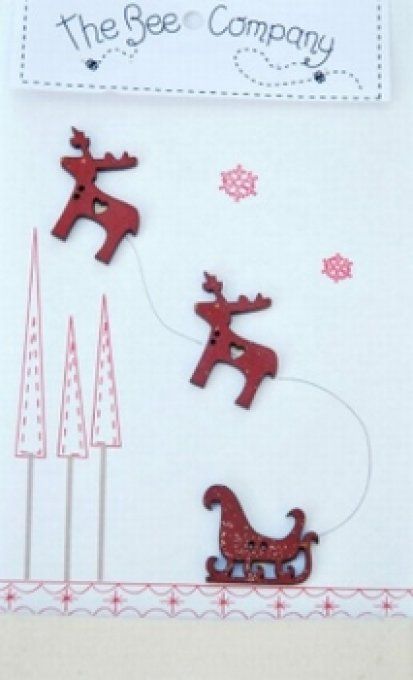 Traineau et Rennes Bee Cie TBN17