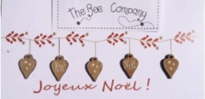 Boutons Boules Joyeux Noël TB4P2