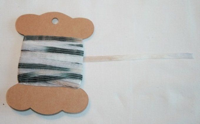 MAB 11 Lacet résille Nuancé noir et blanc