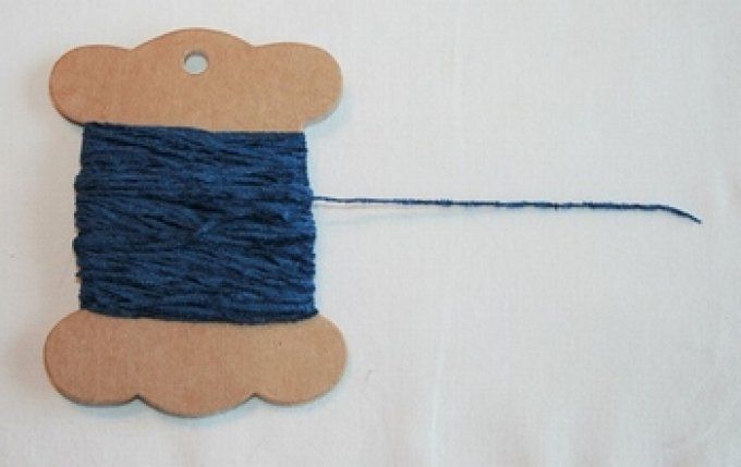 MAB 7 Mini fil chenille Bleu foncé