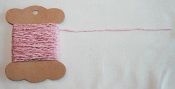 MAB 9 Fil irrégulier Rose brillant