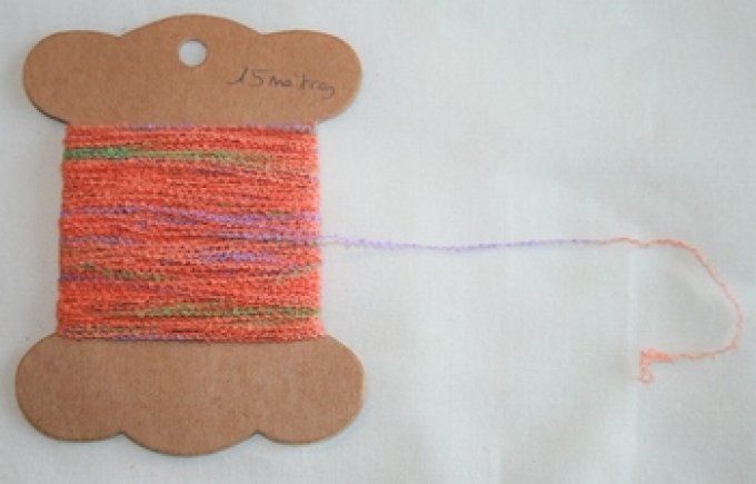 MAB 30 Mini fil bouclettes Orange multicolore