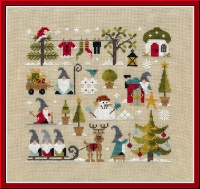 Jardin Privé Noël chez les Gnomes FT91