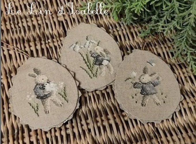 Oeufs Lapins de Pâques, Le Lin d'Isabelle