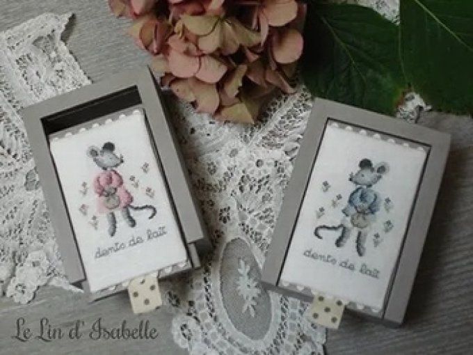 Boite à dents de lait Souris, Le Lin d'Isabelle