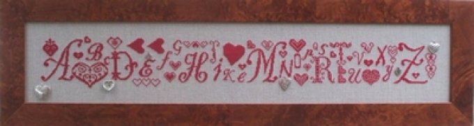 Alphabet et Coeurs en Bande Rovaris 94