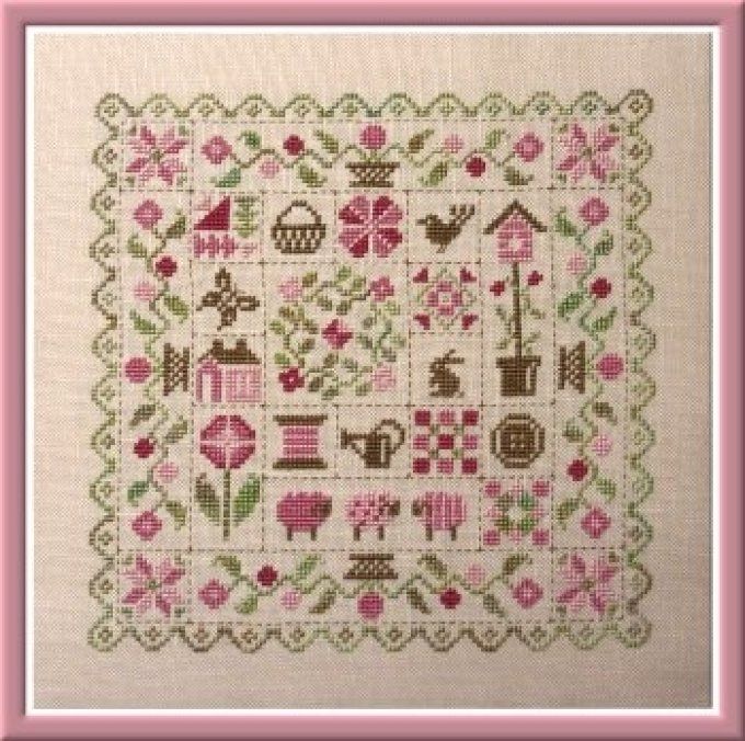 Jardin Privé Patchwork Printemps FT13