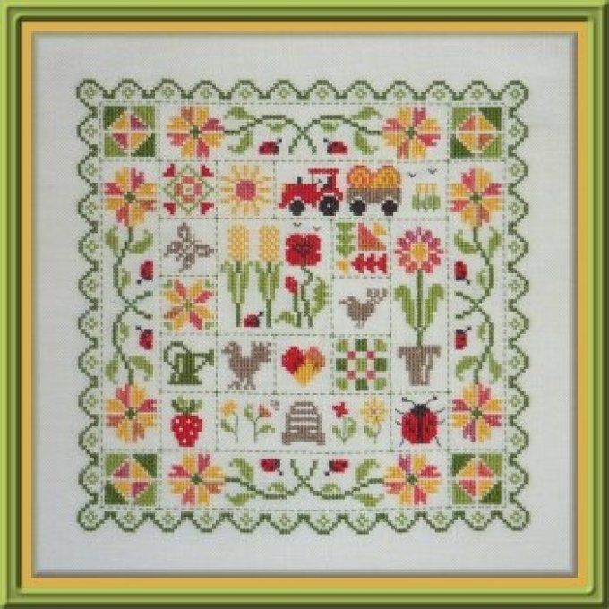 Jardin Privé Patchwork Eté FT14