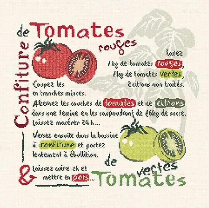 LiliP G003 Confiture de tomates rouges