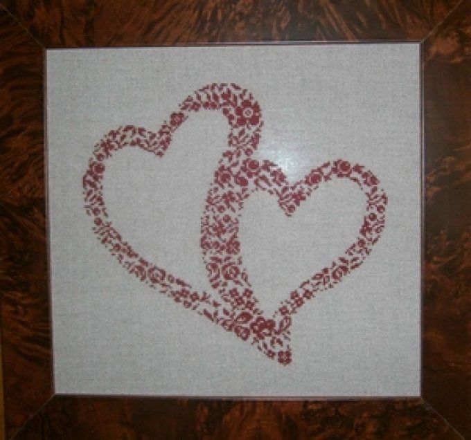 Deux coeurs accolés Rovaris 107