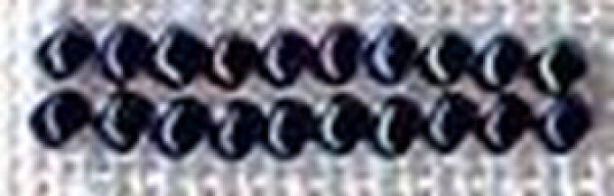 Perles Bleu nuit Antique 2709