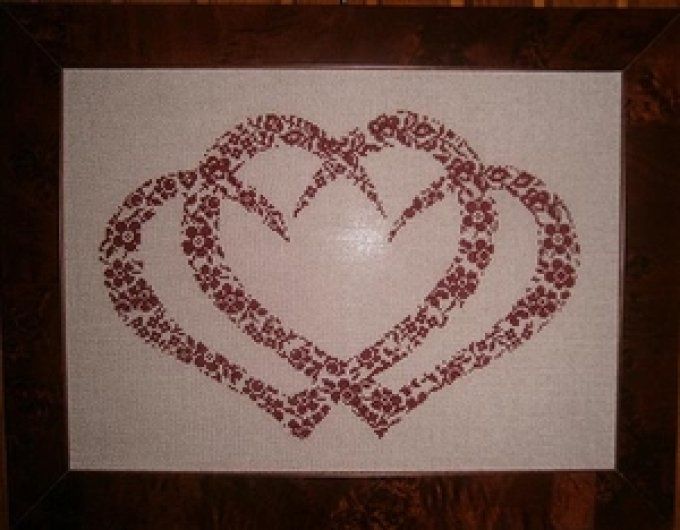 3 coeurs enlacés Rovaris 83