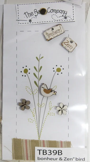 Boutons Bonheur et Zen The Bee Company