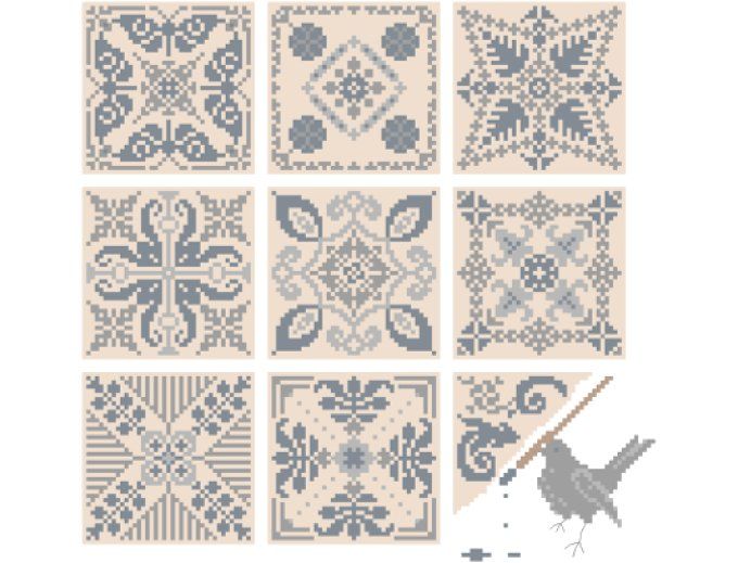 CE0226 Collection de carreaux de ciment