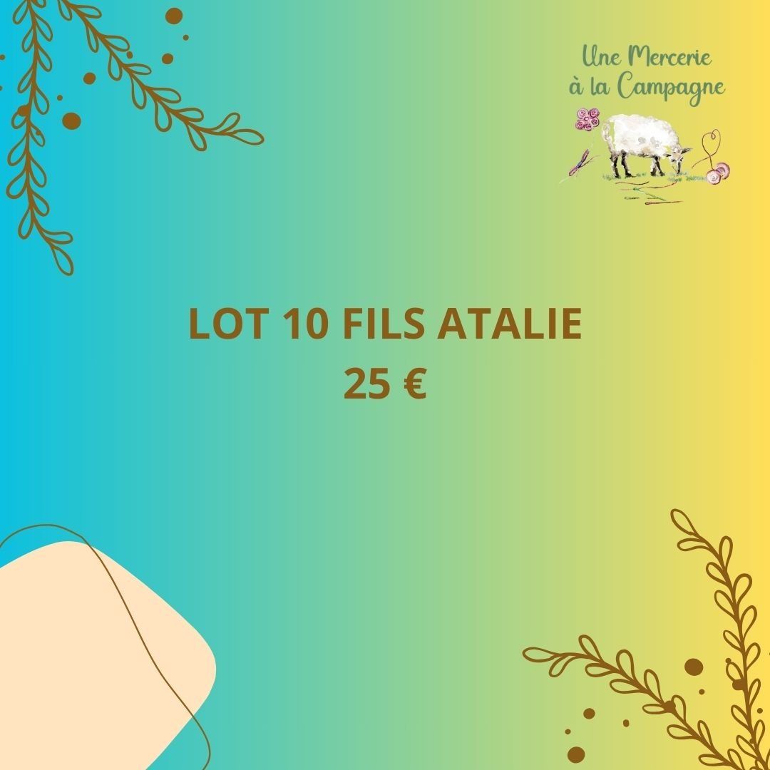 Lot de 10 fils ATalie