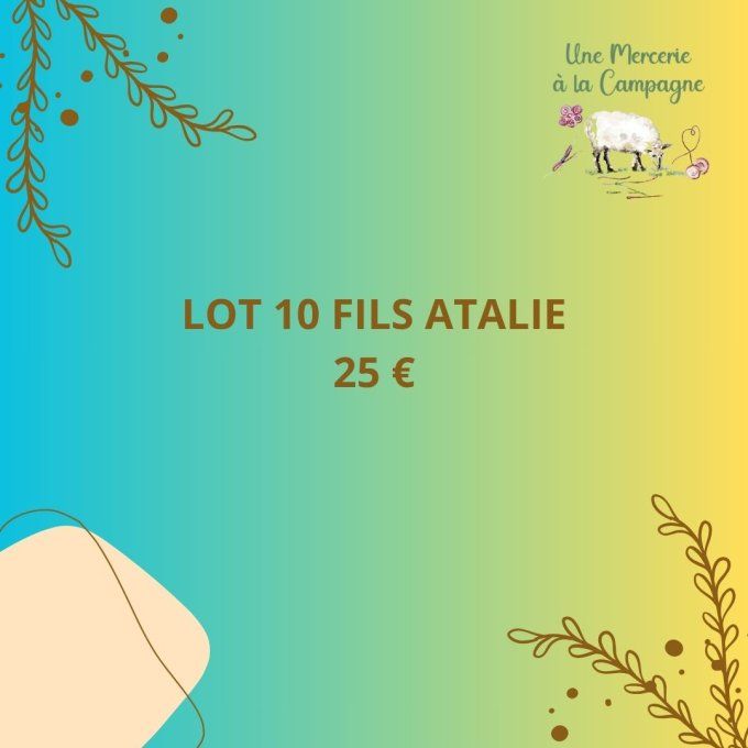 Lot de 10 fils ATalie
