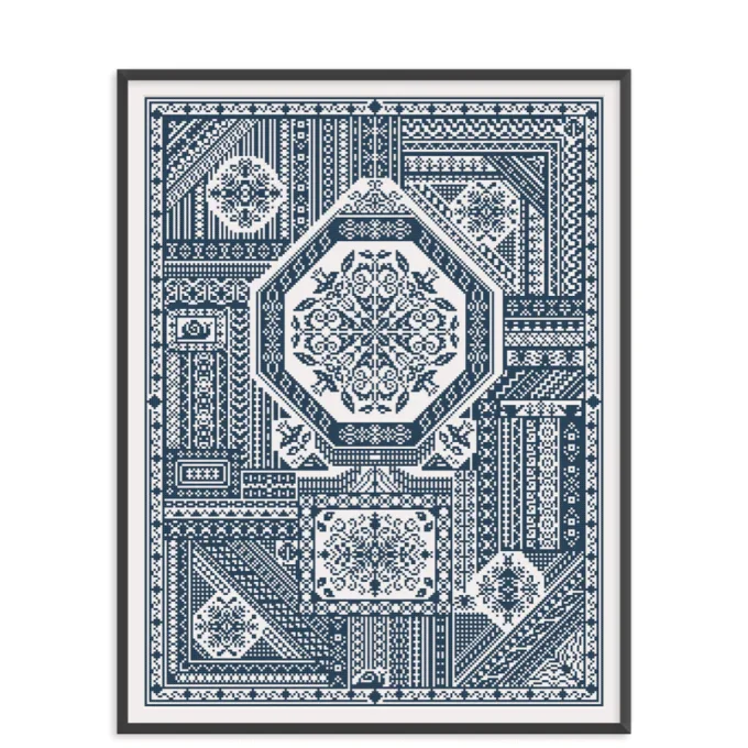 In the Garden, Galliana Cross Stich