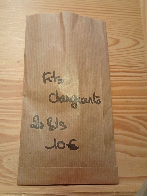 Pochette surprise fils changeants