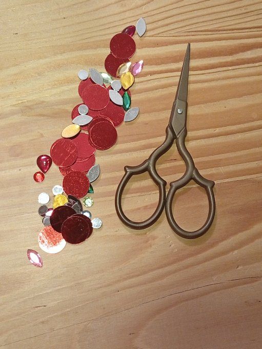 Ciseaux stylisés noirs