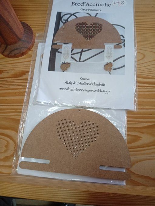 Brod'Accroche Coeur Patchwork