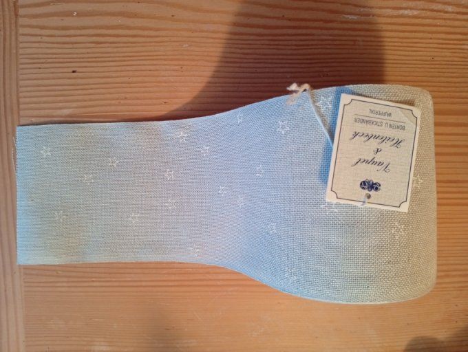 Bande à broder Vaupel Fond Gris Motif Etoiles