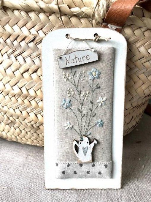 Kit de broderie Planche Botanique Nature The Bee Company