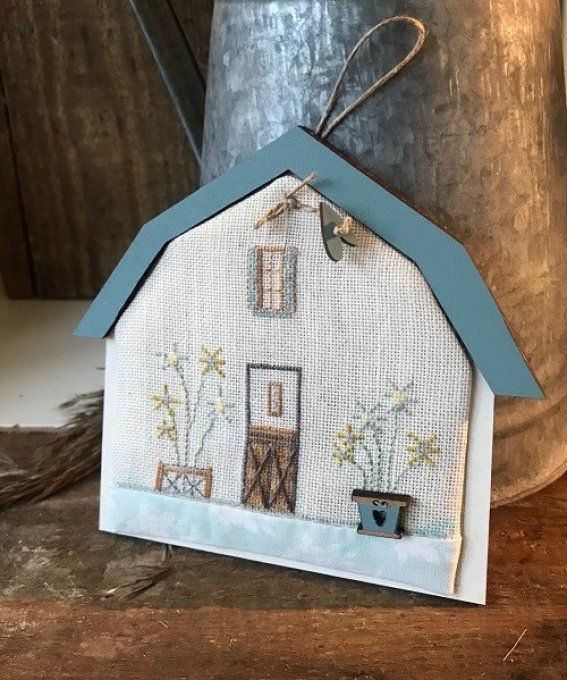 Kit de point compté Grange fleurie The Bee Company