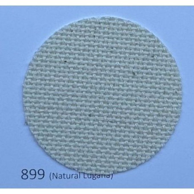 Lugana  10 fils Natural 40x140 cm