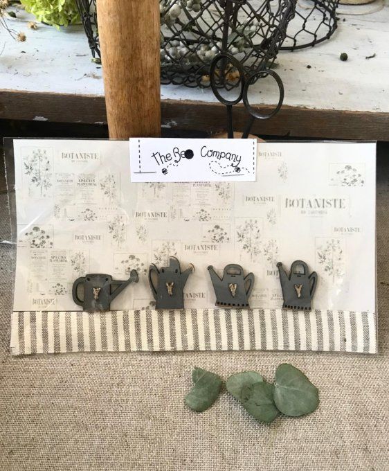 4 boutons arrosoirs The Bee Company