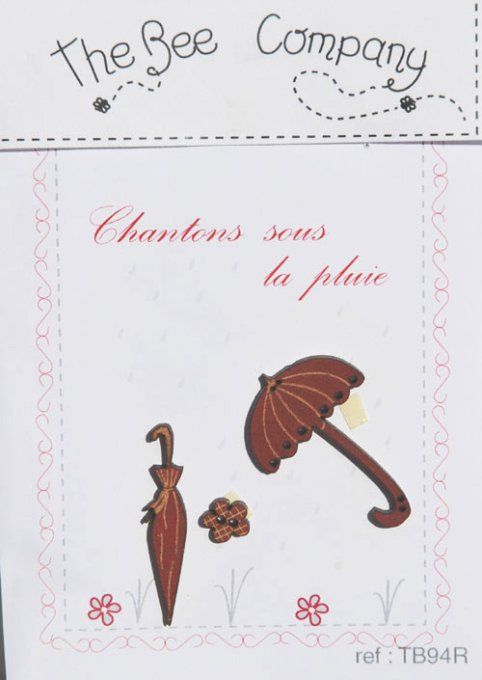 Boutons Chantons sous la pluie The Bee Company